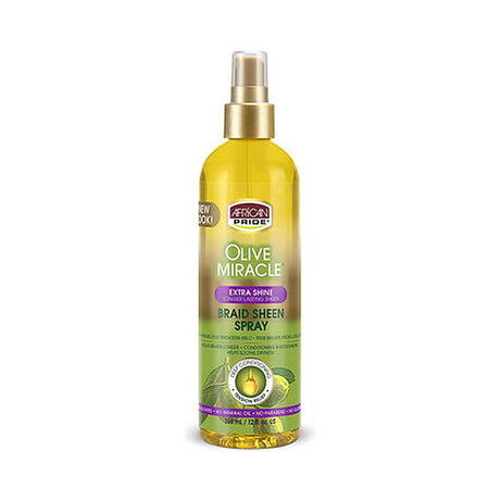 African Pride Braid Sheen Spray Extra Shine 12 Oz (Pack of 12)