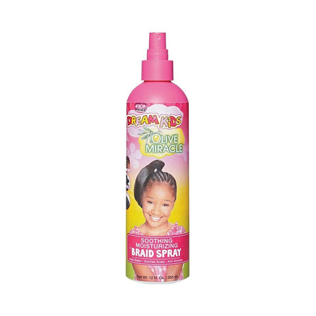 African Pride Dream Kids Olive Miracle Braid Spray 12 Oz (Pack of 12)