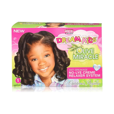 African Pride Dream Kids Olive Miracle Relaxer 1 Appl (Pack of 12)