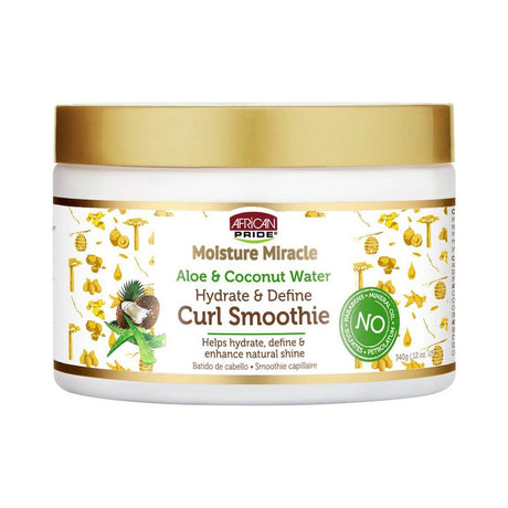 African Pride Moisture Miracle Aloe & Coconut Smoothie 12 Oz (Pack of 6) - view 2