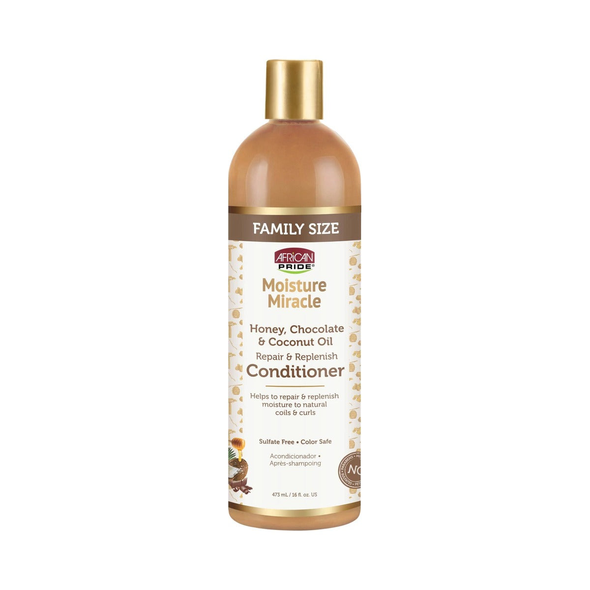 African Pride Honey Chocolate & Coconut Oil Conditioner 16 Oz (Pack of 6) - view 2