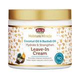 African Pride Coconut & Baobab Oil Leave-In Cream 15 Oz (Pack of 6)
