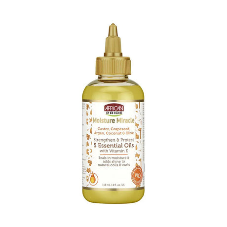 African Pride Moisture Miracle Strengthen & Protect Oil 4 Fl Oz (Pack of 6) - view 2
