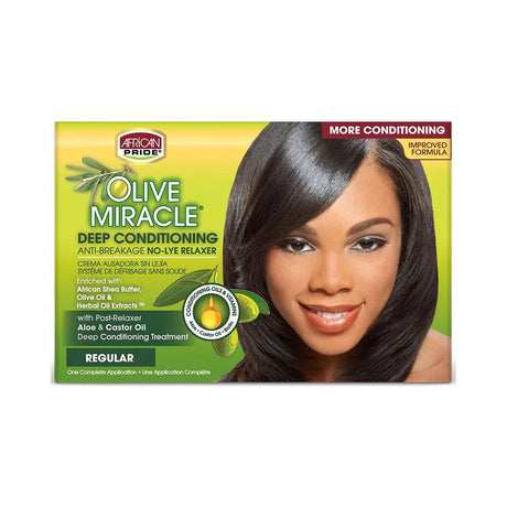 African Pride Olive Miracle Regular Relaxer Kit (Pack of 12) - view 2