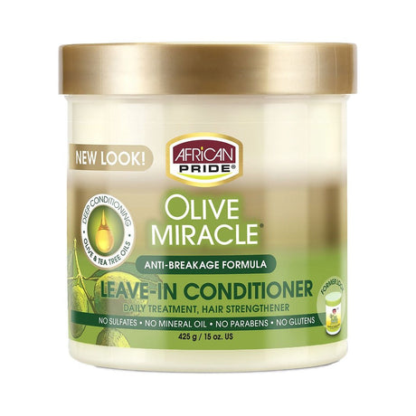 African Pride Olive Miracle Leave-In Conditioner 15 Oz (Pack of 12) - view 2