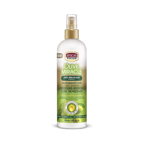 African Pride Olive Miracle Moisture Refresher 12 Oz (Pack of 6)