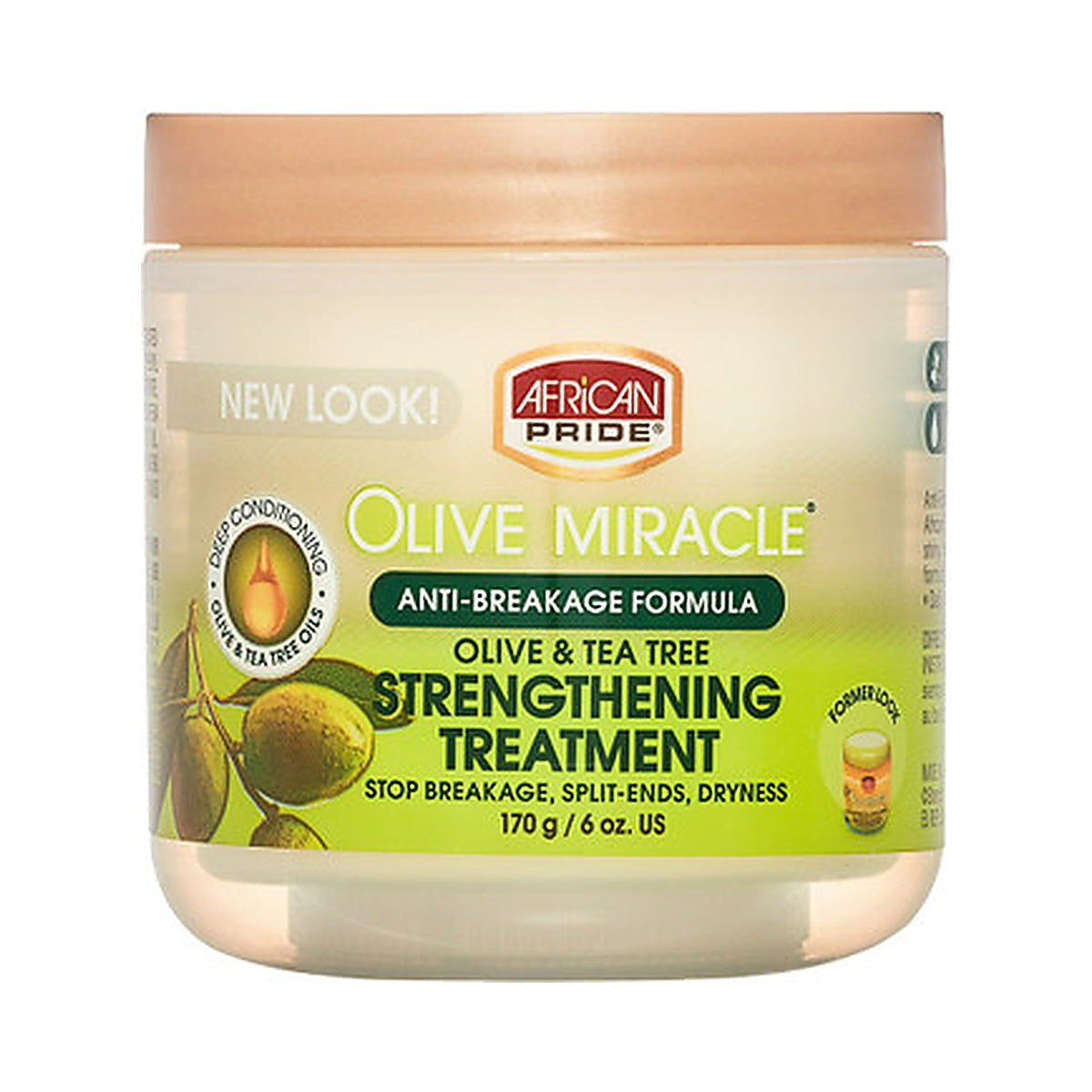 African Pride Olive Miracle Anti-Breakage Creme 6 Oz (Pack of 12)