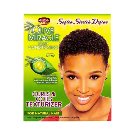 African Pride Olive Miracle Curls & Coils Texturizer (Pack of 12)
