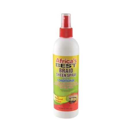 Africa's Best Braid Sheen Spray 12 Oz (Pack of 12)