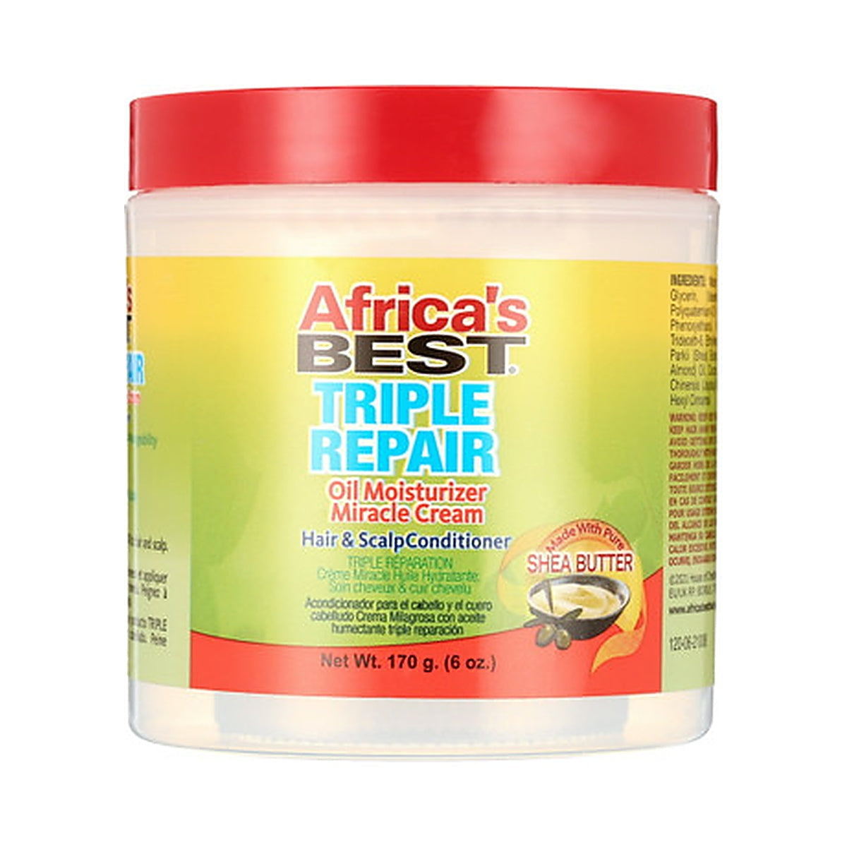 Africa's Best Triple Repair Oil Moisturizer 6 Oz (Pack of 12)
