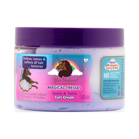 Afro Unicorn Swirls & Twirls Curl Cream 12 Oz (Pack of 12)