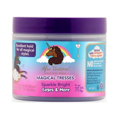 Afro Unicorn Sparkle Bright Edges & More Wax 4 Oz (Pack of 12)