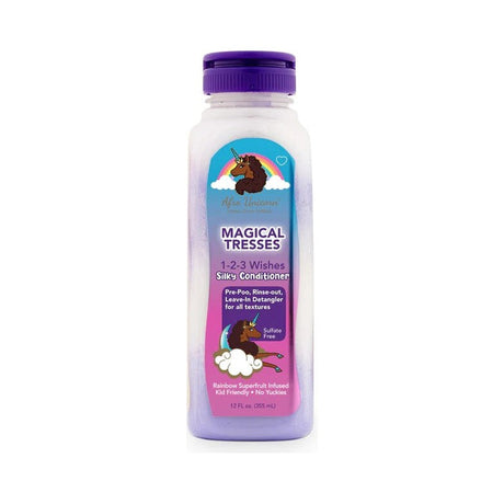 Afro Unicorn 1-2-3 Wishes Silky Conditioner 12 Oz (Pack of 12)
