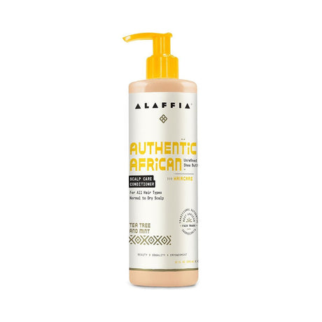 Alaffia Authentic African Black Soap Scalp Care Conditioner 12 Oz (Pack of 6)