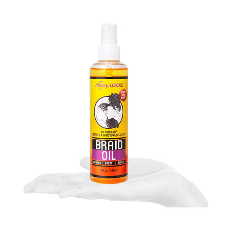 Ultra Hue Circle All Day Locks Braid Oil 8 Oz (Pack of 12)