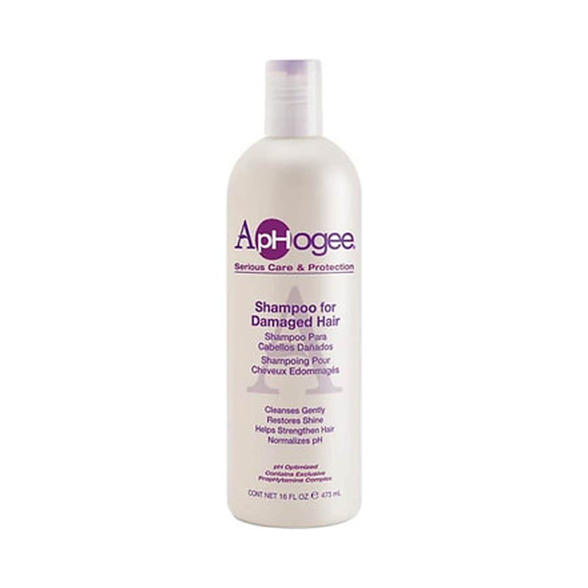 ApHogee Shampoo for Damaged Hair 16 Oz (Pack of 6)
