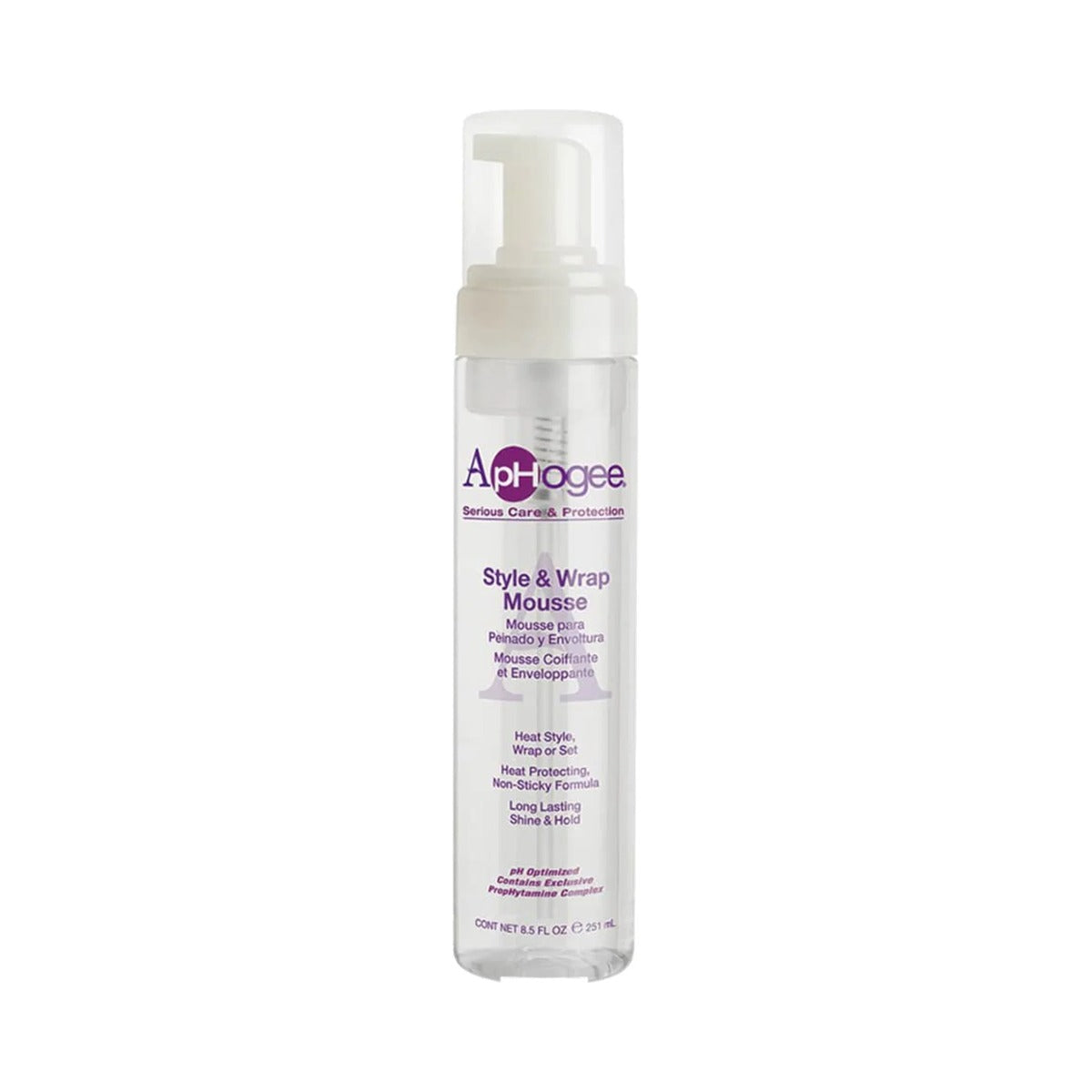 ApHogee Style and Wrap Mousse 8.5 Oz (Pack of 6)