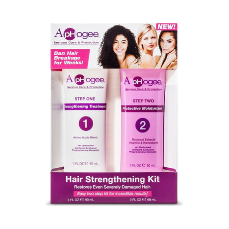 ApHogee Two Step Hair Strengthening Kit 3 Oz (Pack of 6)