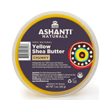 Ashanti Naturals Unrefined African Chunky Yellow Shea Butter 5 Oz (Pack of 12)