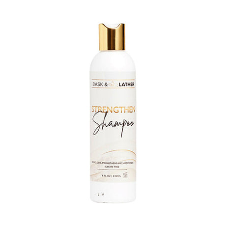 Bask & Lather Strength Shampoo 8 Oz (Pack of 6)