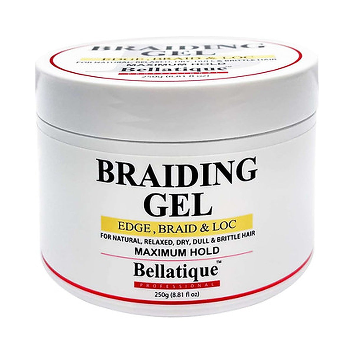 Bellatiq Edge Braid Loc Gel 8.81 Oz (Pack of 24)
