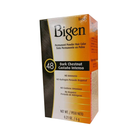 Bigen Permanent Powder Hair Color Dark Auburn #48 (Pack of 36)