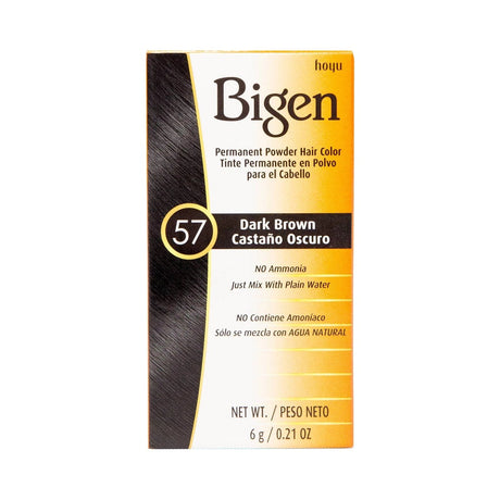 Bigen Permanent Powder Hair Color 57 Dark Brown .21 Oz (Pack of 36) - view 3