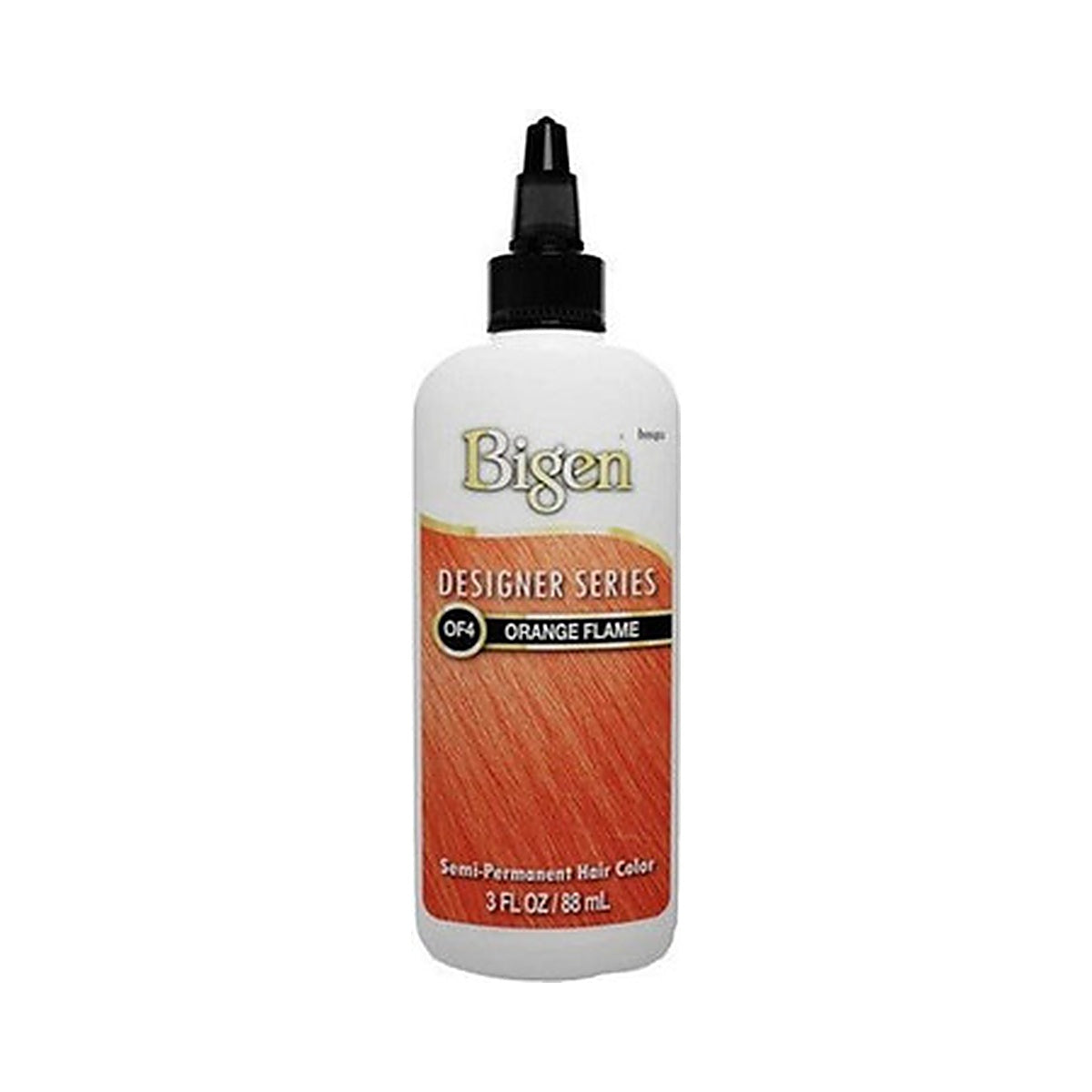 Bigen Designer Series Semi-Permanent Hair Color OF4 Orange Flame 3 Oz (Pack of 3