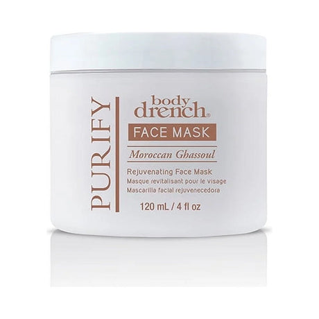 Body Drench Moroccan Ghassoul Rejuvenating Face Mask 4 Oz (Pack of 12)