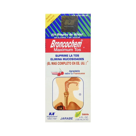 Broncochem Maximum Cough Syrup 4 Oz (Pack of 48)