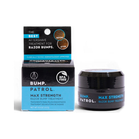 Bump Patrol Max Strength Razor Bump Treatment Cream 0.5 Oz (Pack of 24)