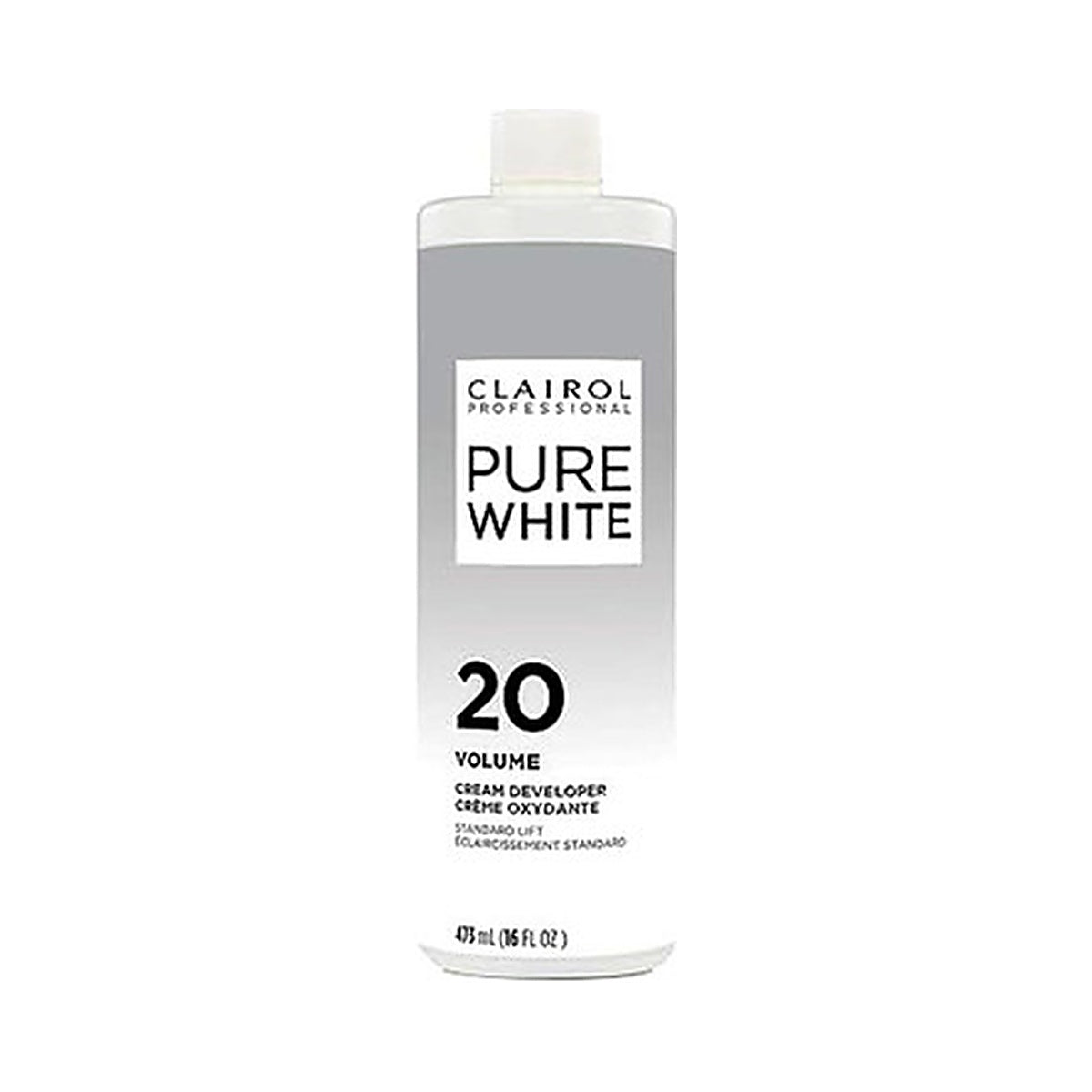 Clairol Pure White 20 Volume Creme Developer 16 Oz (Pack of 12)
