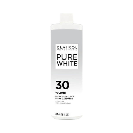 Clairol Pure White 30 Volume Creme Developer 16 Oz (Pack of 12)