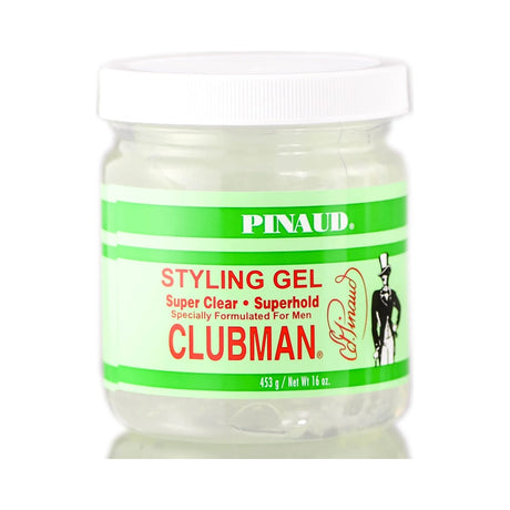 Clubman Pinaud Styling Gel Clear 16 Oz (Pack of 12)
