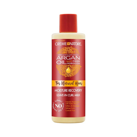 Creme of Nature Argan Oil Leave-In Curl Milk 8 Oz (Pack of 12)