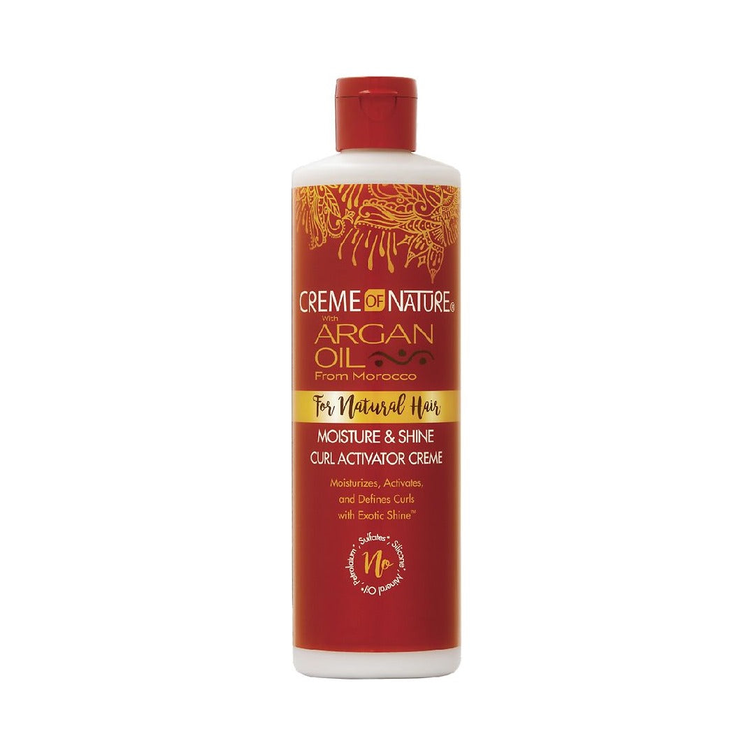 Creme of Nature Argan Oil Curl Activator Creme 12 Oz (Pack of 12)