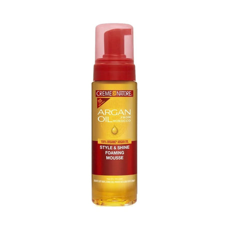 Creme of Nature Argan Oil Foaming Mousse 7 Oz (Pack of 12)