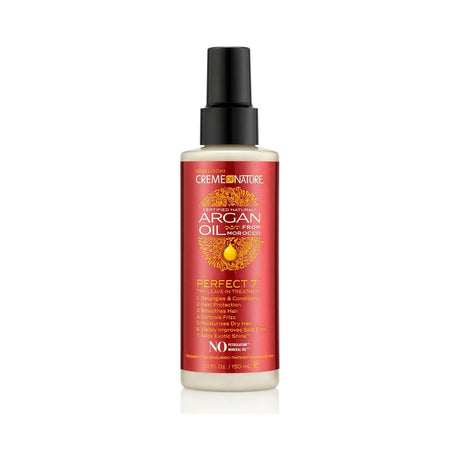Creme of Nature Argan Oil Perfect 7 Leave-In Conditioner 5.1 Oz (Pack of 12)