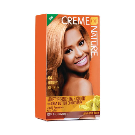 Creme Of Nature Moisture Rich Hair Color Honey Blond C41 (Pack of 12)