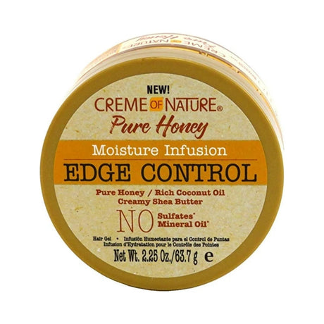 Creme of Nature Pure Honey Edge Control 2.25 Oz (Pack of 12)