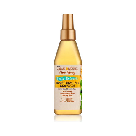Creme of Nature Pure Honey Scalp Refresh Invigorating Leave-In Conditioner 8 Oz