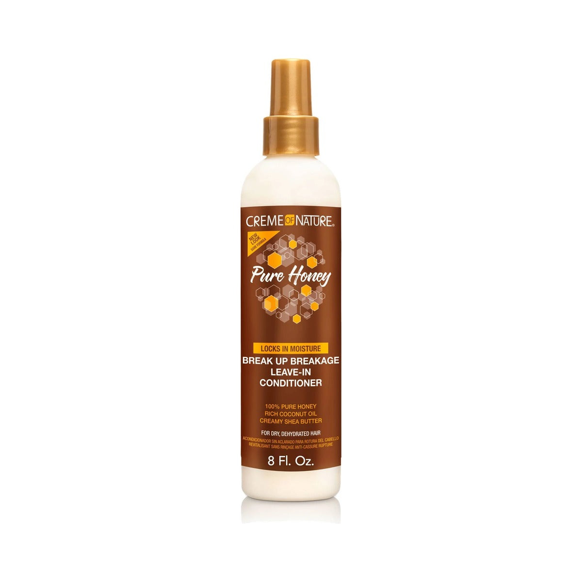 Creme of Nature Pure Honey Leave-In Conditioner 8 Oz (Pack of 12)