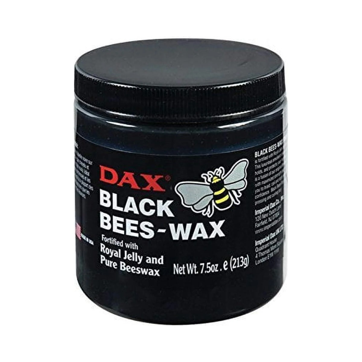 DAX Black Bees-Wax Pomade 14 Oz (Pack of 12)