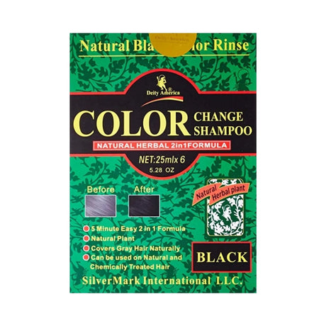 Deity America Color Change Shampoo Black 5.28 Oz (Pack of 48)