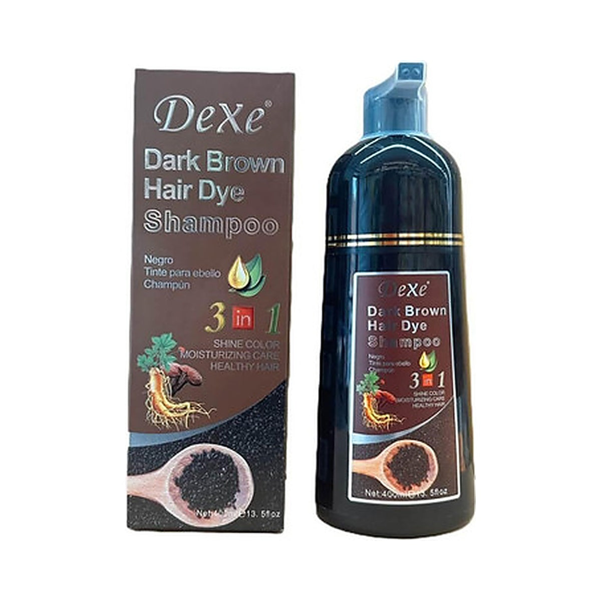 Dexe Hair Shampoo Dye Brown 13.5 Oz (Pack of 36)