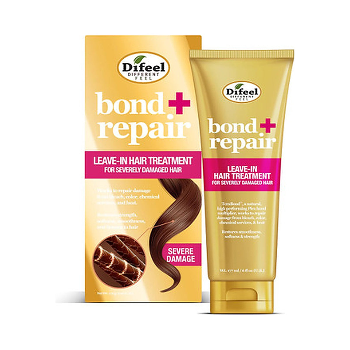 Difeel Bond+Repair Leave-In Treatment 6 Oz (Pack of 12)