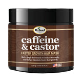 Difeel Caffeine & Castor Hair Mask 12 Oz (Pack of 24)
