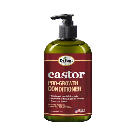 Difeel Castor Pro-Growth Conditioner 12 Oz (Pack of 12)