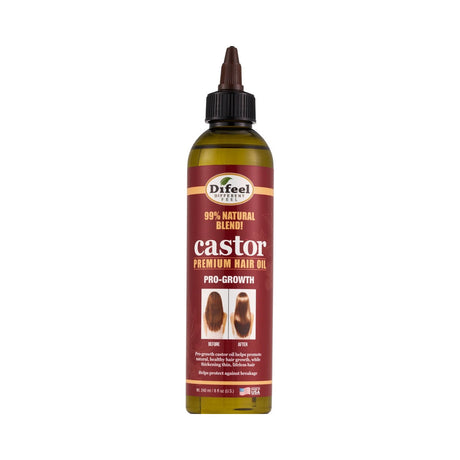 Difeel Pro-Growth Castor Oil 8 Oz (Pack of 24)