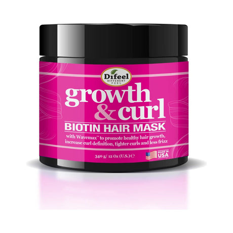 Difeel Growth & Curl Biotin Hair Mask 12 Oz (Pack of 24)